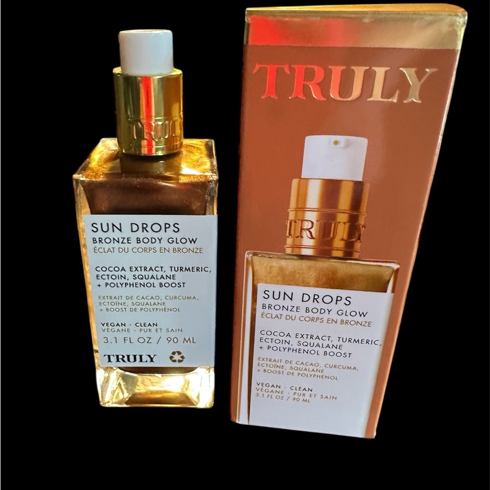 NIB TRULY Sun Drops Bronze Body Glow - Gold